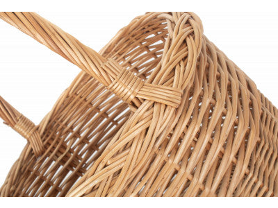 Basket, ROUND ORCHARD SHOPPER - LIGHT STEAMED