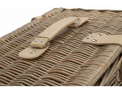 Basket, MEDIUM ANTIQUE WASH FINISH CHEST HAMPER