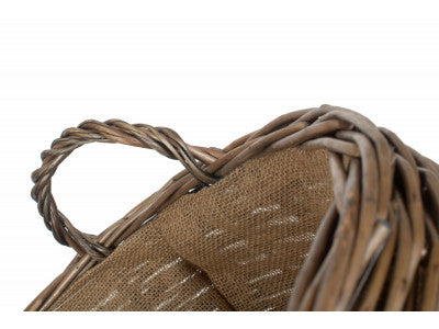 Basket, LARGE ANTIQUE WASH STUMPY BASKET