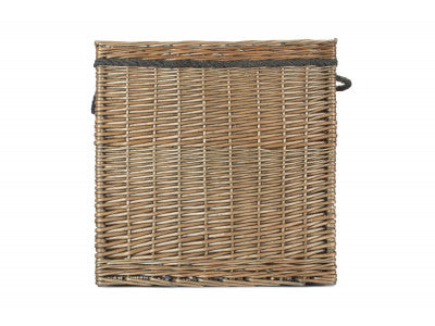 Basket, SIZE 3 ANTIQUE WASH SQUARE STORAGE BASKET