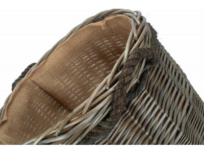 Basket, SIZE 1 ANTIQUE WASH ROUND STORAGE BASKET