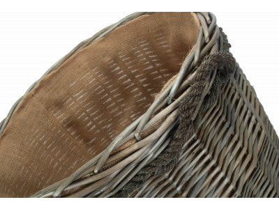 Basket, SIZE 2 ANTIQUE WASH ROUND STORAGE BASKET