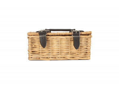 "Basket, 10" WICKER HAMPER"