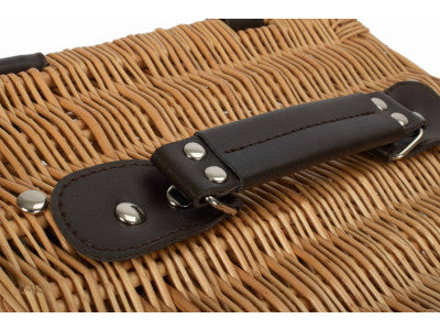 "Basket, 10" WICKER HAMPER"