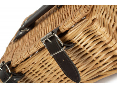 "Basket, 10" WICKER HAMPER"