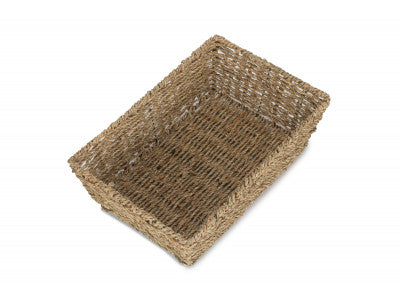 Basket, LARGE TAPERED SEAGRASS TRAY
