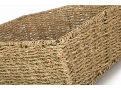 Basket, EXTRA LARGE TAPERED SEAGRASS TRAY