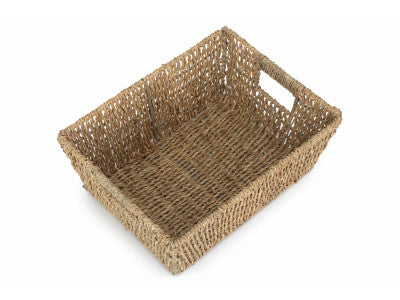 Basket, LARGE TAPERED SEAGRASS BASKET