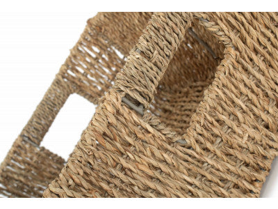 Basket, LARGE TAPERED SEAGRASS BASKET