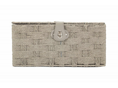 Basket, LARGE GREY PAPER ROPE HAMPER