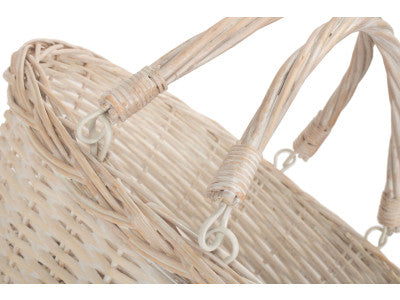 Basket, MEDIUM WHITE SWING HANDLE SHOPPER