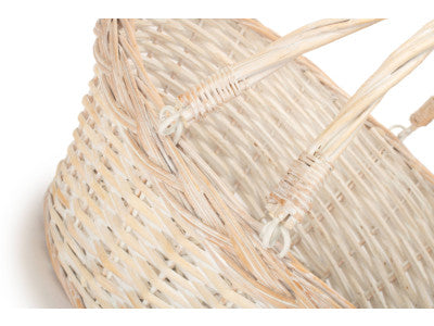 Basket, LARGE WHITE SWING HANDLE SHOPPER
