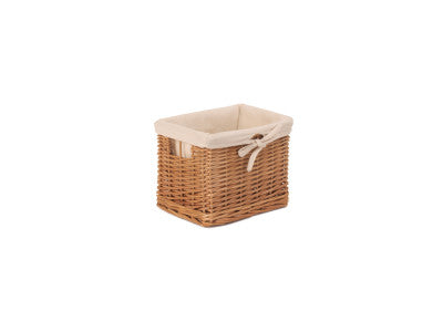 Basket, SMALL DEEP STORAGE BASKET with LINING