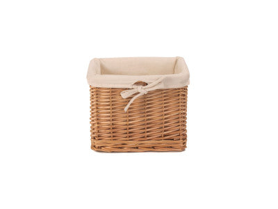 Basket, SMALL DEEP STORAGE BASKET with LINING