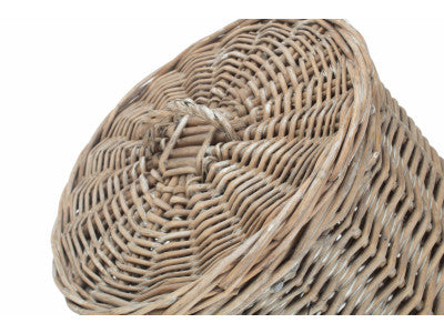 Basket, GREY WASH ROUND 3 TOILET ROLL HOLDER