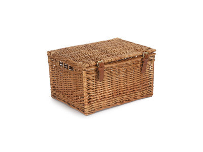 Basket, LARGE LIGHT STEAMED WINDSOR HAMPER