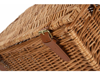Basket, LARGE LIGHT STEAMED WINDSOR HAMPER