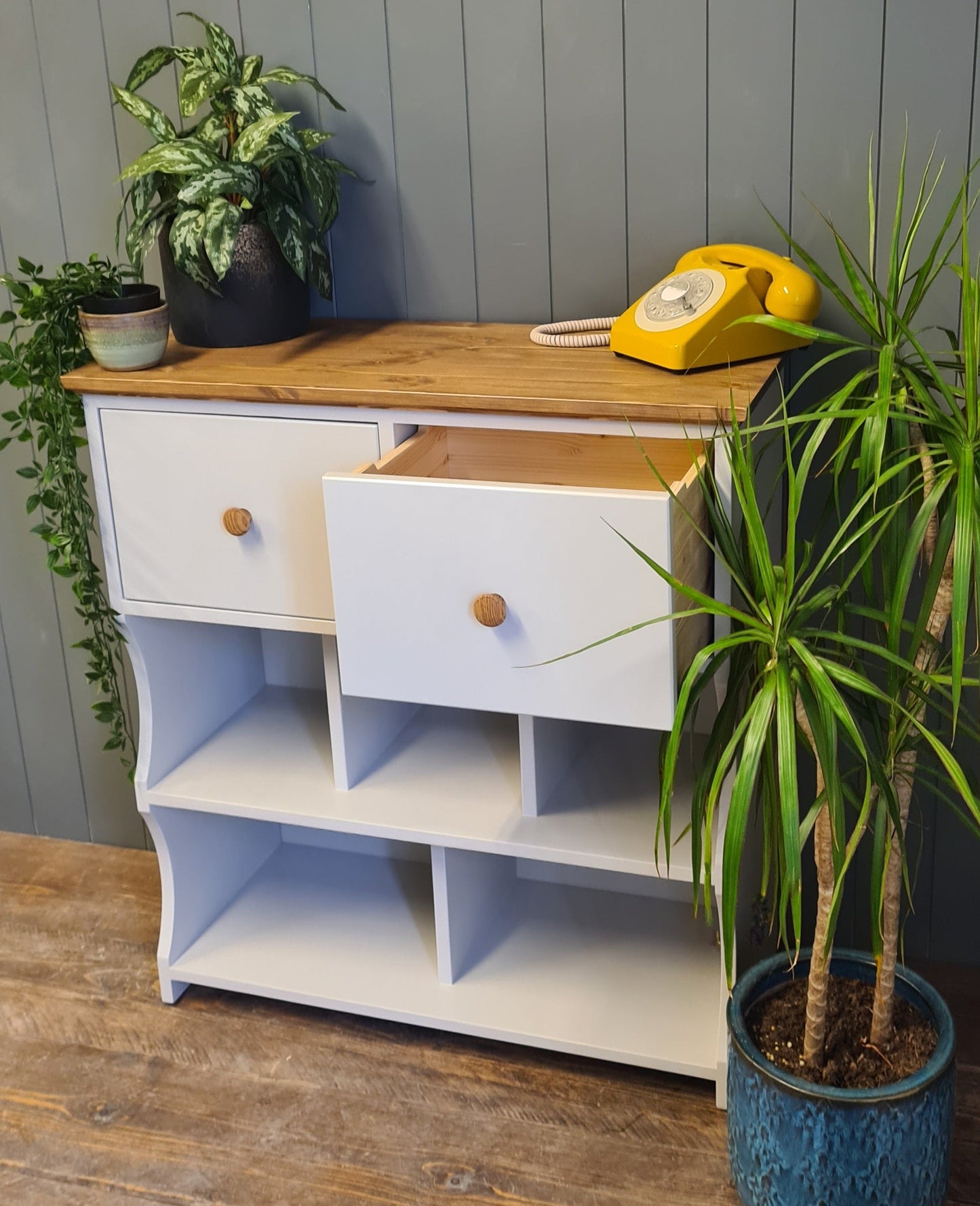 Shoe Rack Console Table - Country