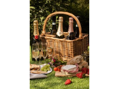 Basket, DOUBLE STEAMED 6 BOTTLE WINE CARRIER