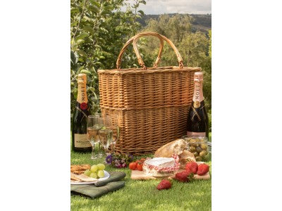 Basket, GREEN TWEED COOLER BASKET