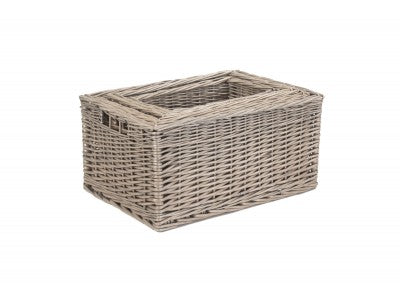 Basket, Set of 4 ANTIQUE WASH STORAGE BASKETS