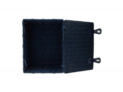 Basket, EXTRA LARGE BLUE PAPER ROPE HAMPER