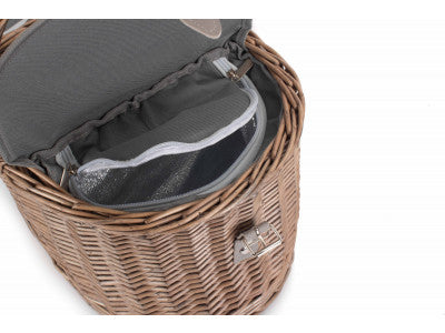 Basket, 2 BOTTLE BEACH HAMPER