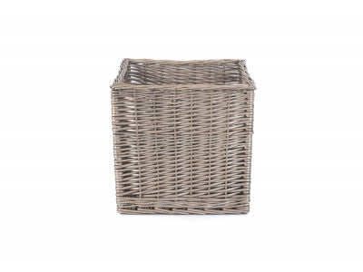 Basket, SQUARE ANTIQUE WASH STORAGE SOLUTION