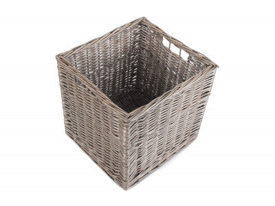 Basket, SQUARE ANTIQUE WASH STORAGE SOLUTION