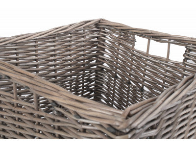 Basket, SQUARE ANTIQUE WASH STORAGE SOLUTION