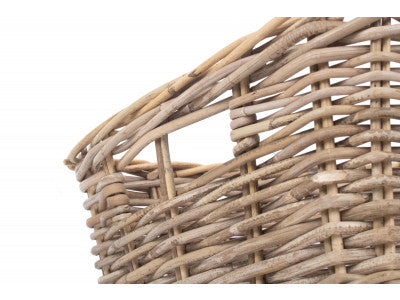 Basket, EXTRA LARGE SHALLOW RATTAN RECTANGULAR BASKET
