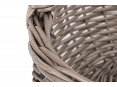 Basket, LARGE ANTIQUE WASH BATHROOM SHOPPER - UNLINED