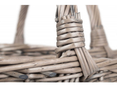 Basket, ANTIQUE WASH BATHROOM SHOPPER SET 2 - UNLINED