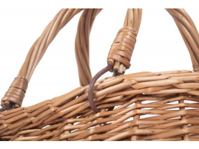 Basket, CHILD'S LIGHT STEAMED SWING HANDLED CORACLE SHOPPER