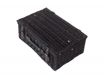 "Basket, 18" BLACK HAMPER"