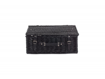 "Basket, 18" BLACK HAMPER"