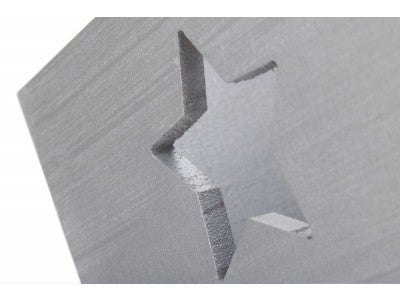 Basket, SILVER STAR CUT-OUT WOODEN BOX