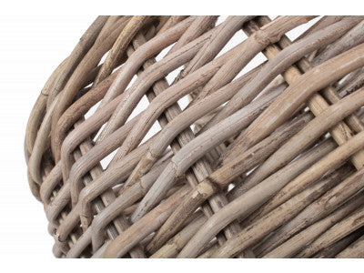 Basket, GREY RATTAN MARKET BASKET