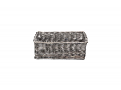 Basket, LARGE ANTIQUE WASH FINISH TRAY