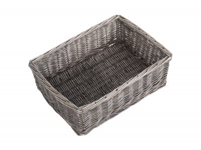 Basket, LARGE ANTIQUE WASH FINISH TRAY