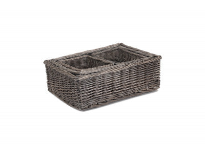 Basket, ANTIQUE WASH FINISH TRAY SET 4 - NO LINING