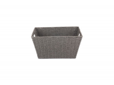 Basket, DEEP GREY PAPER ROPE TRAY - LARGE