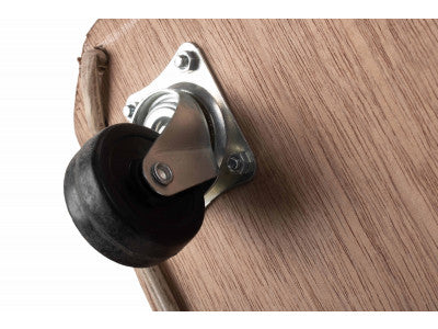 Basket, LARGE WHEELED RATTAN CORDURA LINED LOG BASKET