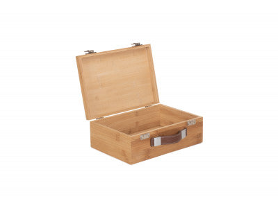 "Basket, 13" SMALL LUXURY BAMBOO BOX"