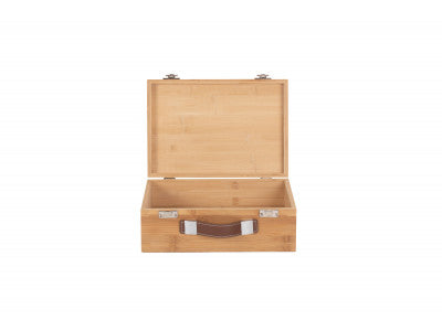 "Basket, 13" SMALL LUXURY BAMBOO BOX"
