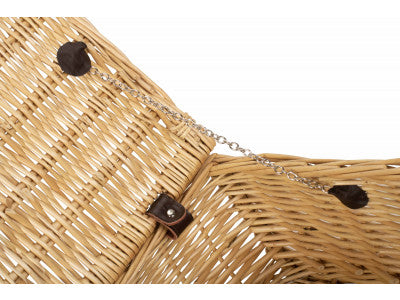 "Basket, 18" BUFF HAMPER"