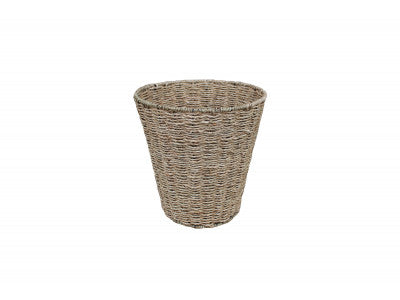 Basket, SEAGRASS ROUND WASTE PAPER BASKET