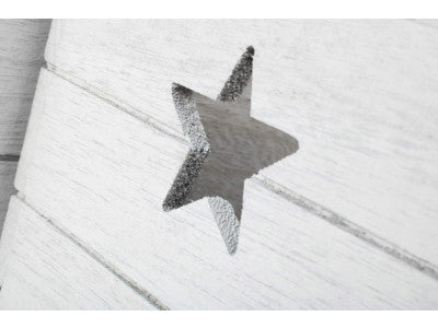 Basket, Set of 2 VINTAGE STAR CUT OUT BOX