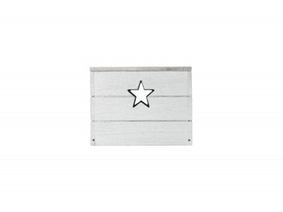 Basket, SMALL VINTAGE STAR CUT OUT BOX