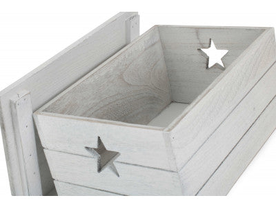 Basket, SMALL VINTAGE STAR CUT OUT BOX